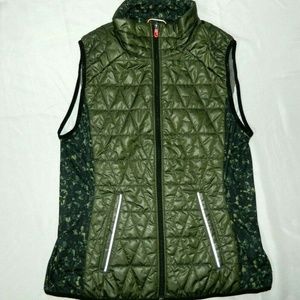 Lole Womens XL Icey Vest Green Water Repellent